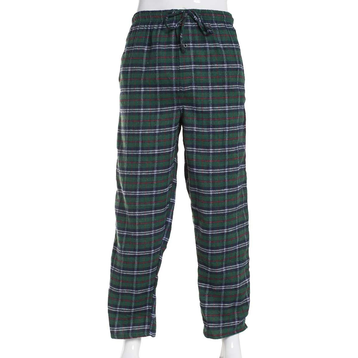 Pajamas Mens Architect® Rolled Flannel Pajama Pants Green Nautica